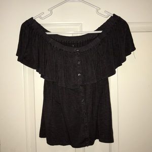 Soft and sexy off the shoulder top